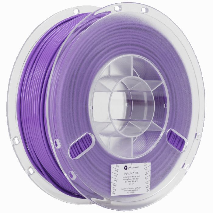 Polymaker 2.85mm PolyLite PLA - True Purple 1kg | Dynamism