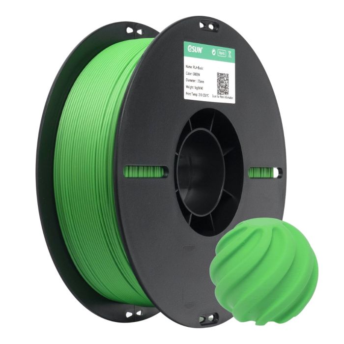 eSUN PLA Liteフィラメント1.75mm ブラック3個抹茶グリーン1個 eSun PLA-Basic Green 10 Pack | Dynamism