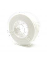 Raise3D 1.75mm Premium PLA - Art White 1kg