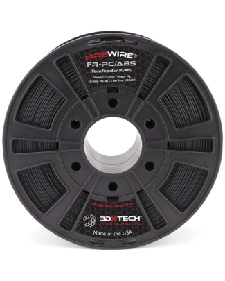 3DXTech Firewire 1.75mm Flame Retardant PC ABS - Black 750g