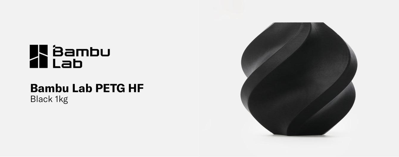 Bambu Lab PETG-CF ブラック 1kg (Refill) 未開封 Bambu Lab PETG-CF 1kg（スプール付き） — 3Dプリンター