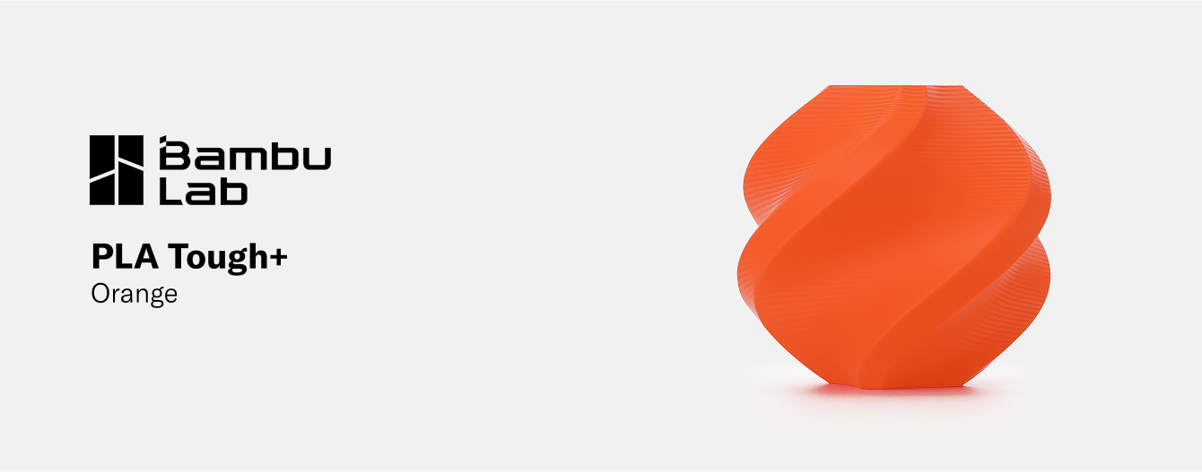 Bambu Lab PLA Tough+ Orange - 1kg | Dynamism