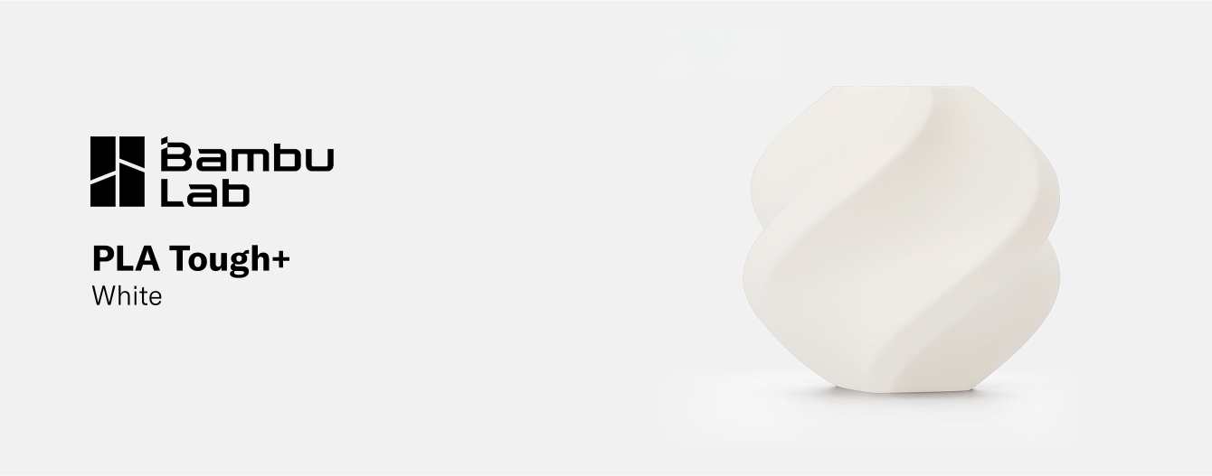 Bambu Lab PLA Tough+ White - 1kg | Dynamism