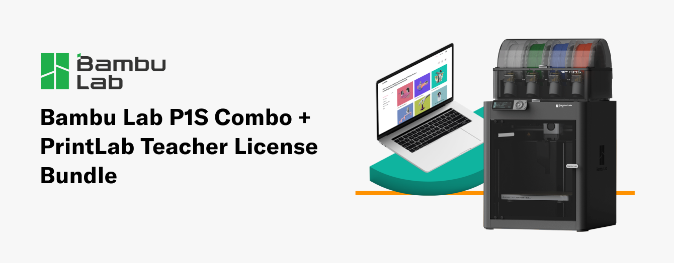 Bambu Lab P1S Combo+PrintLab Teacher license Bundle | Dynamism