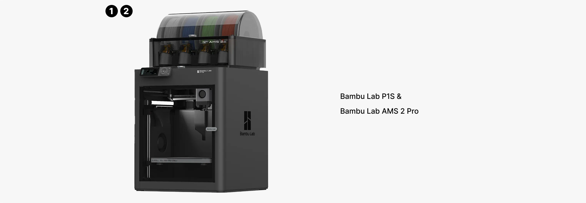 【ほぼ新品】Bambu lab P1S+ams 2 pro 21時間稼働おまけ付 Bambu Lab P1S PRO Combo with AMS 2 PRO – Ecovate 3D